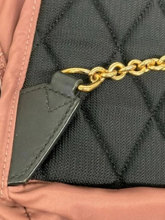 BURBERRY LONDON ENGLAND 4020959 Pink Beige Black Nylon Leather Backpack main image 16